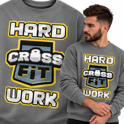 BLUZA  NA SIŁOWNIĘ  HARD WORK